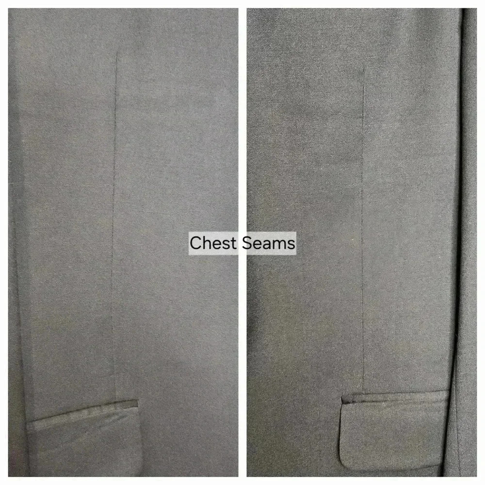 ❤Jos. A. Bank Mens Black Classic 100% Wool Sport Coat Blazer Business Jacket 41R - Picture 9 of 14